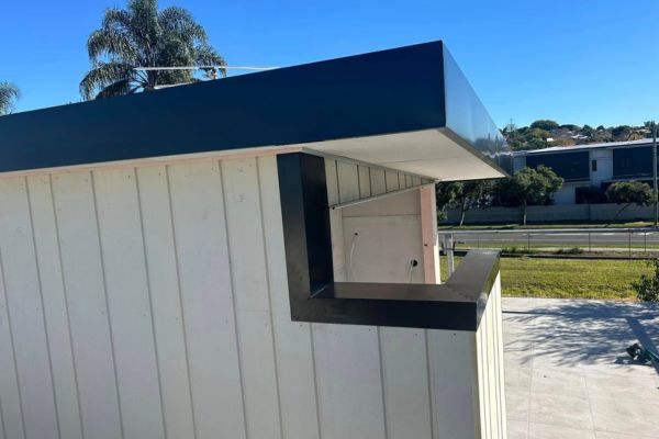 Metal facade